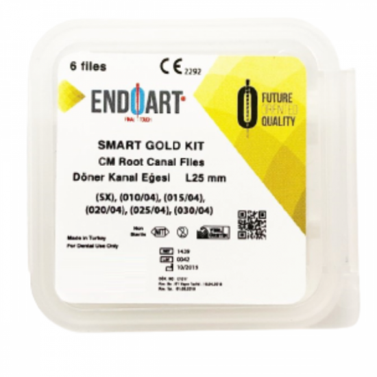 Endoart Endomotor için 04 Açılı Model Kanal Eğesi ( Gold ) 25 MM